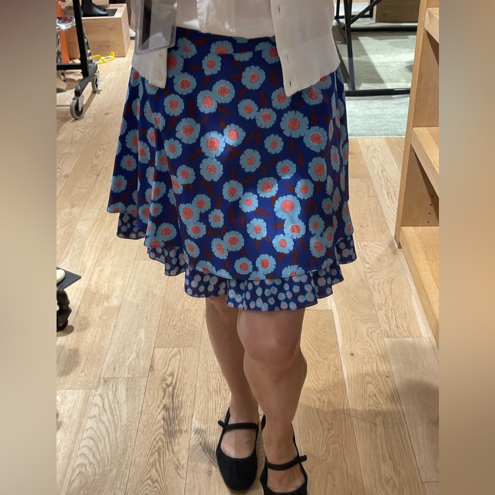 Kate Spade New York - Tangier Floral Double Layer Skirt Size 2 - Picture 15 of 17